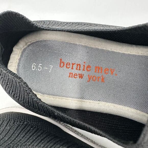 Bernie Mev Sparky Women Slip-On Sneaker Stretch Knit Black Womens EU 37 US 6.5-7 - Picture 8 of 10